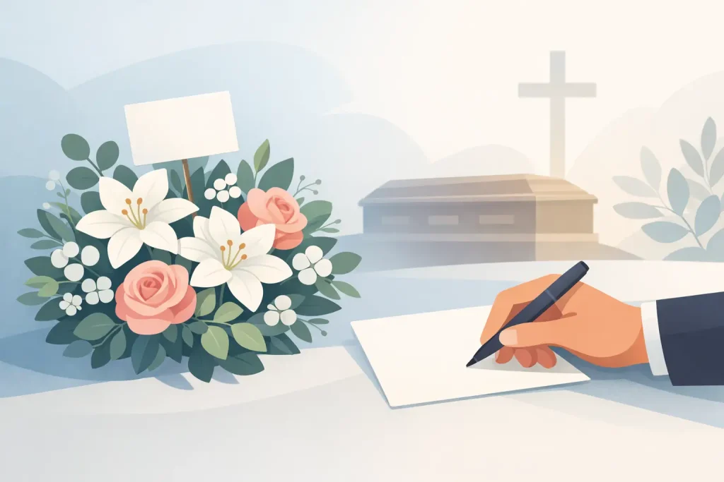 What to Write on Sympathy Flowers for Funeral