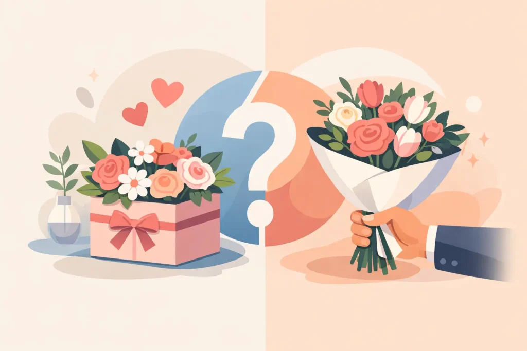 Flower Box or Bouquet: Which to Send?