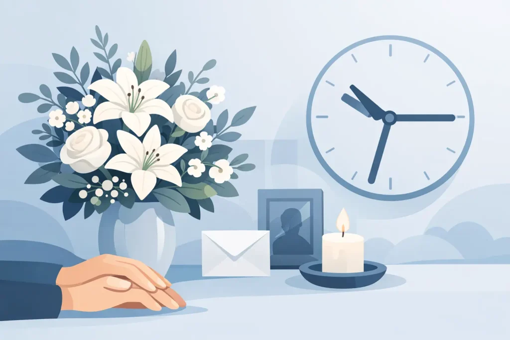 When Should Condolence Flowers Arrive?