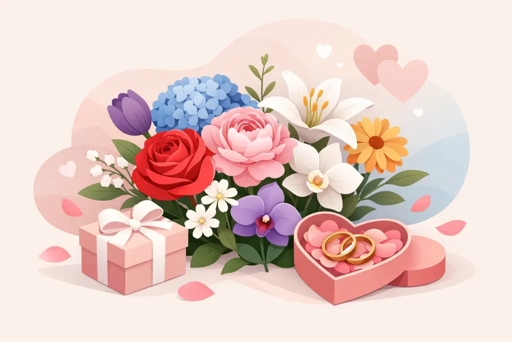 10 Best Flowers for Wedding Anniversary Gifts