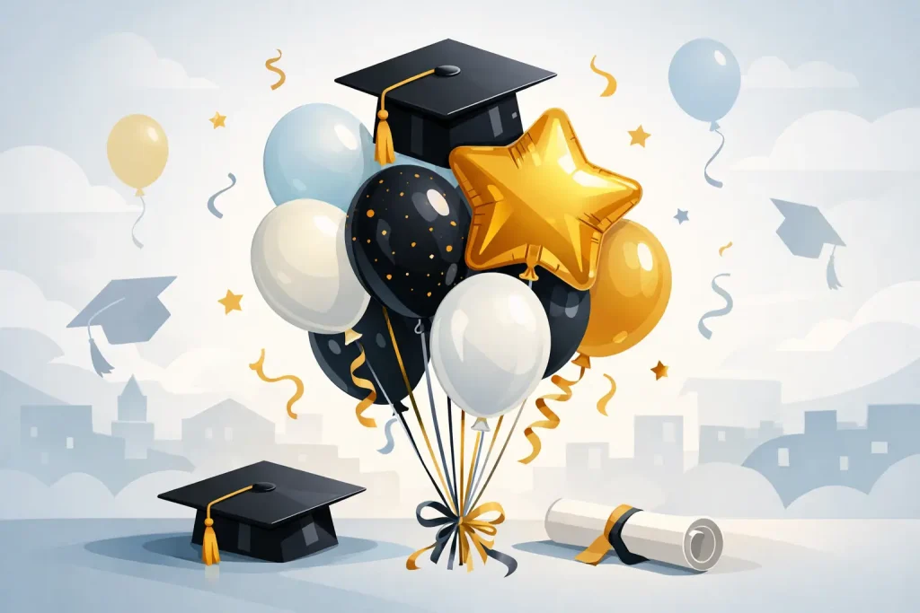 Balloon Bouquet for Graduation Ideas That Pop