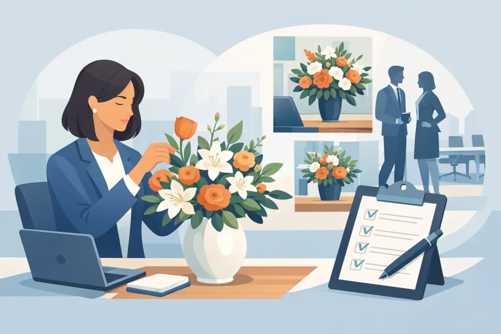 How to Order Corporate Flowers Without Guesswork