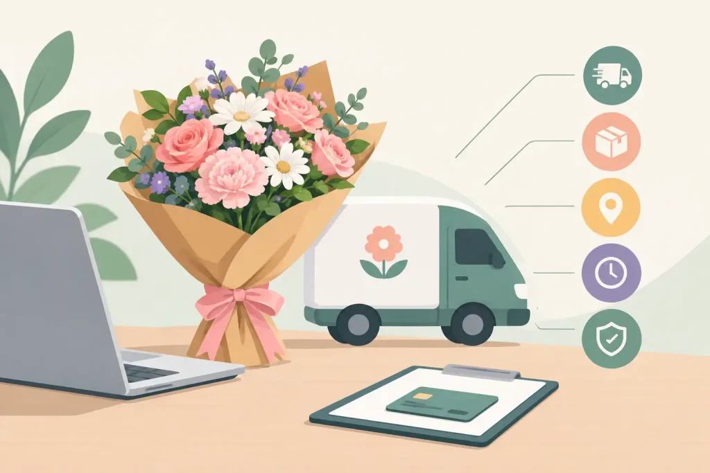 What Flower Delivery Fees Really Cover at Checkout