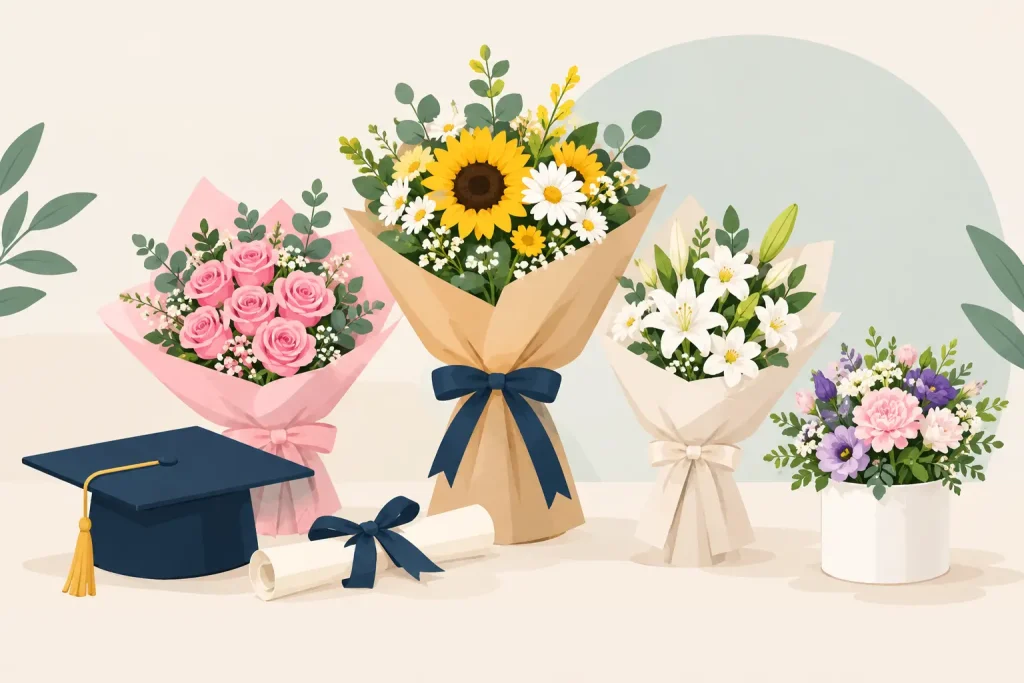 12 Graduation Flower Gift Ideas They’ll Love