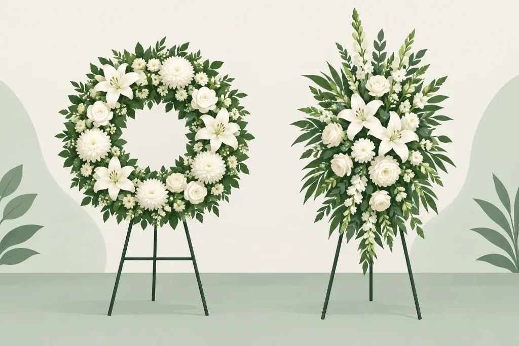 Funeral Wreath Versus Standing Spray: Which to Send?